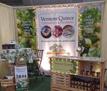 Vermont Quince | 3ft Trade Show Banners | Go Green Banners